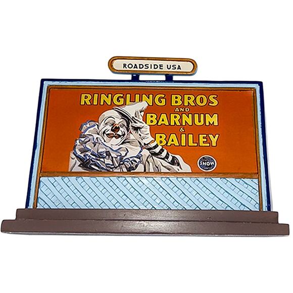 Lefton Ringling Bros Barnum Bailey Circus Roadside USA Billboard 10522 in Box - Picture 2 of 8